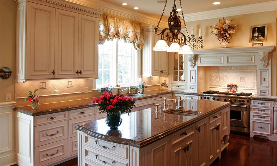 Granite Countertops and Small Kitchens Maximize Space and Style